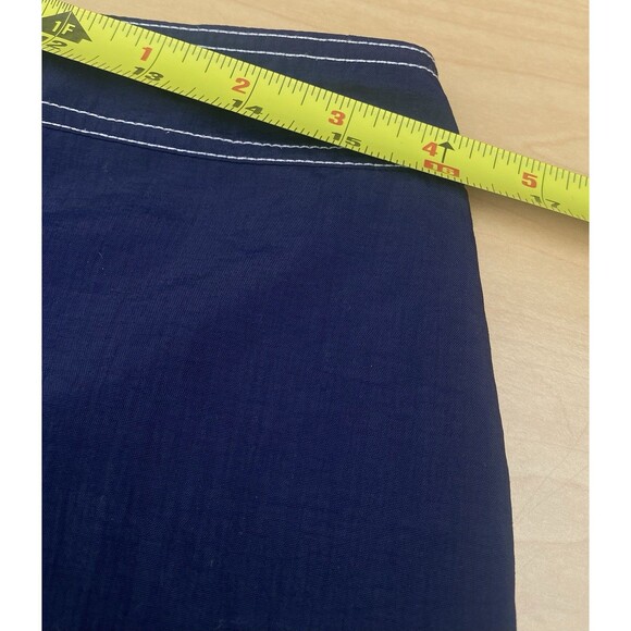 Baltex Mens M Surf Skate Board Shorts Navy Long Swim Trunks Antron Nylon VTG 80s - Picture 3 of 12